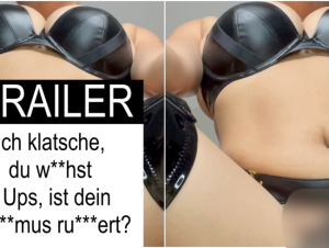 LadyTyra  Porno Video: TRAILER: Ich klatsche